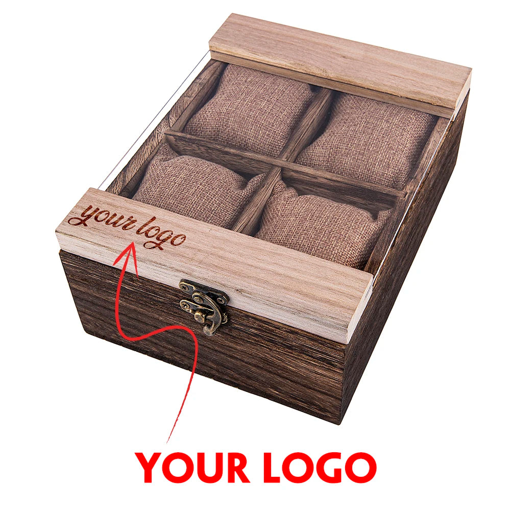 BOBO BIRD Leatherette Watch Display Box Organizer Jewelry Storage Case