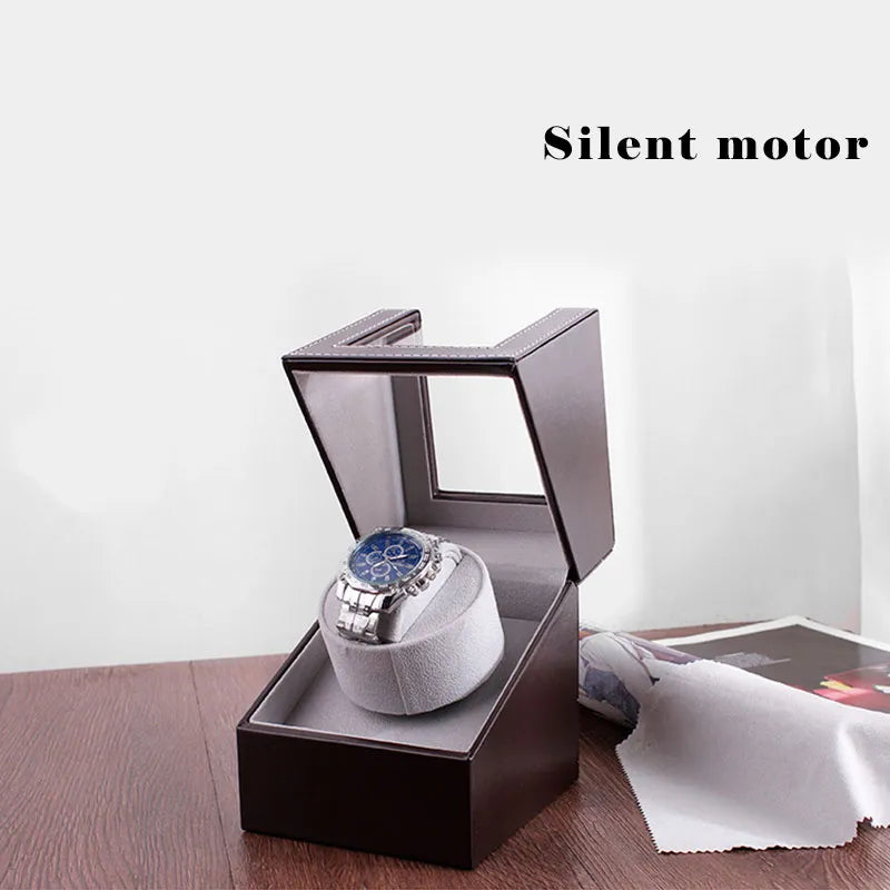 UTHAI U01 Black Mechanical Watch Winder Box Motor Shaker Display Organizer