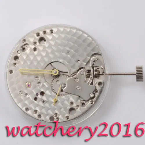 Vintage 17-Jewel 6498 Mechanical Hand-Winding Stainless Steel Watch Movement
