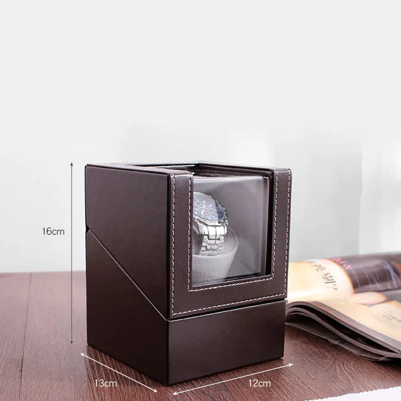 UTHAI U01 Black Mechanical Watch Winder Box Motor Shaker Display Organizer