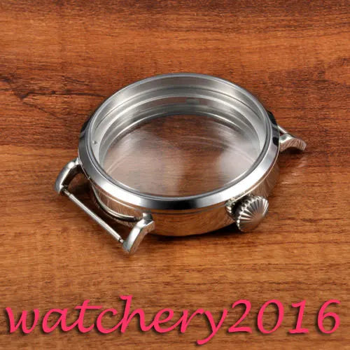 46mm Stainless Steel Watch Case for ETA 6497/6498 Movement Men’s Watch