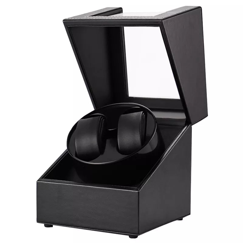 FRUCASE Double Watch Winder for Automatic Watches Watch Box USB Charging 2+0