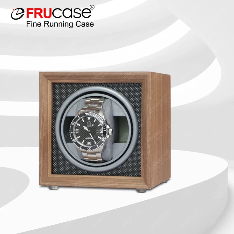 FRUCASE Mini Automatic Watch Winder Compact Watch Box for Safes & Drawers