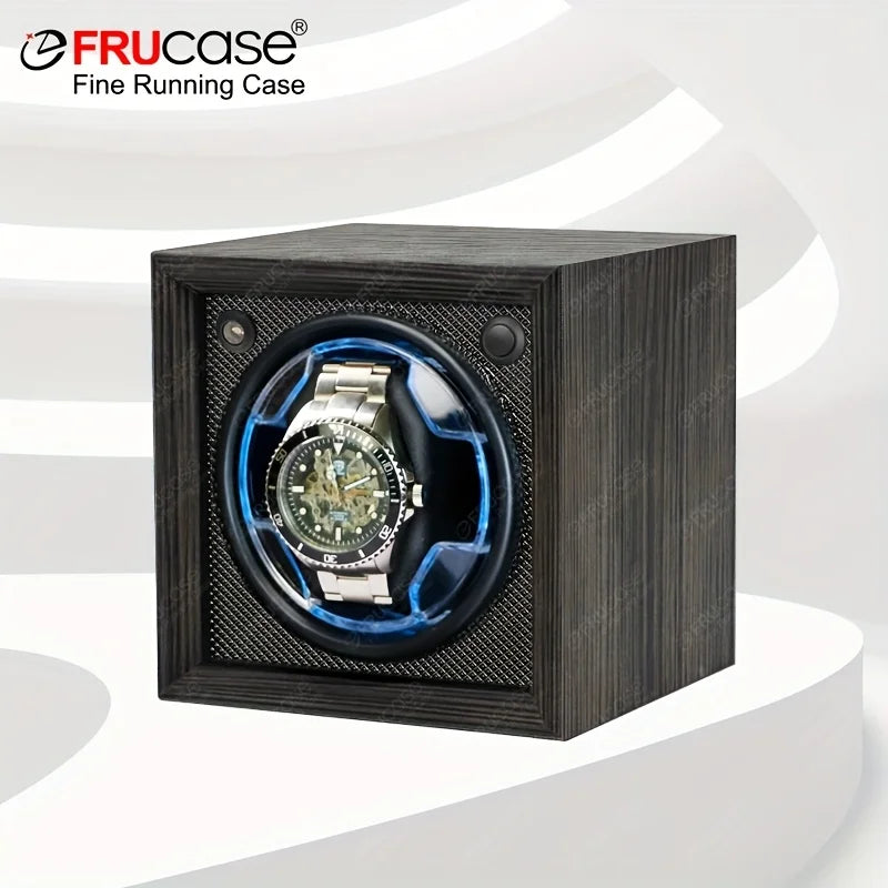 FRUCASE Mini Automatic Watch Winder Compact Watch Box for Safes & Drawers