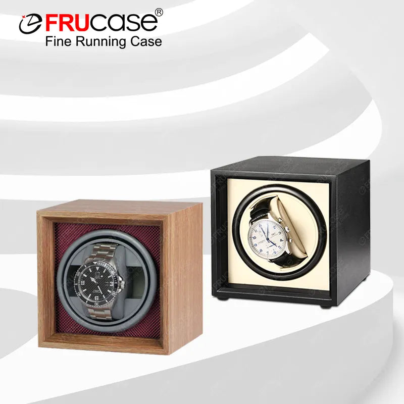 FRUCASE Mini Automatic Watch Winder Compact Watch Box for Safes & Drawers