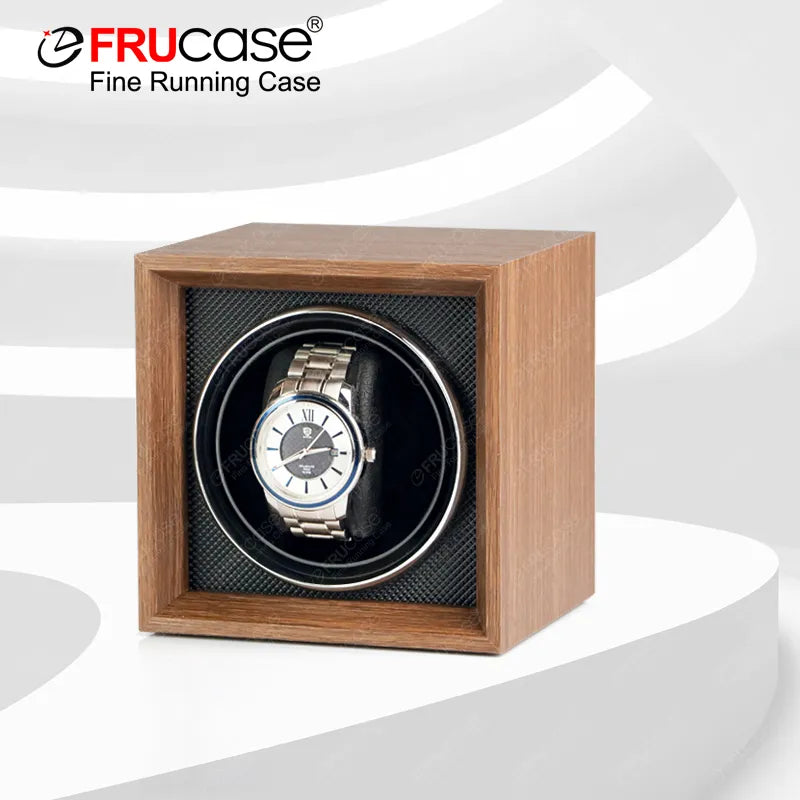 FRUCASE Mini Automatic Watch Winder Compact Watch Box for Safes & Drawers
