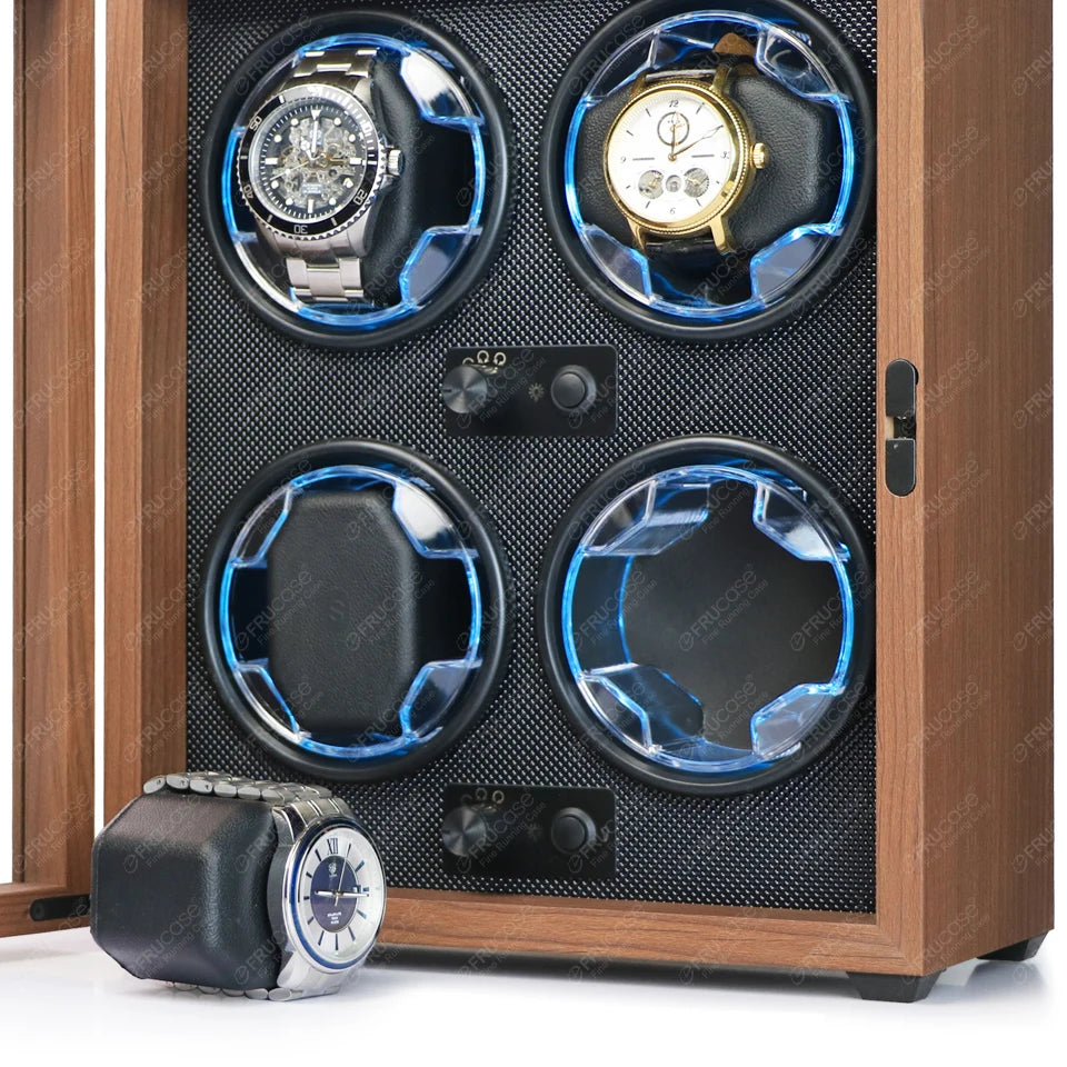 UTHAI U01 Black Mechanical Watch Winder Box Motor Shaker Display Organizer