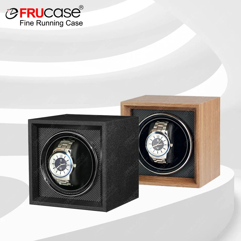 FRUCASE Mini Automatic Watch Winder Compact Watch Box for Safes & Drawers