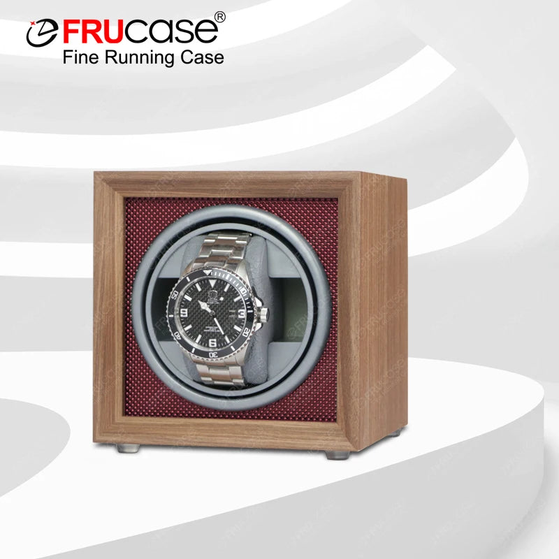 FRUCASE Mini Automatic Watch Winder Compact Watch Box for Safes & Drawers
